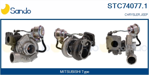 Turbocompressore, sovralimentazione SANDO STC74077.1