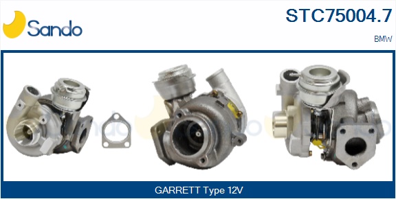 Turbocompressore, sovralimentazione SANDO STC75004.7