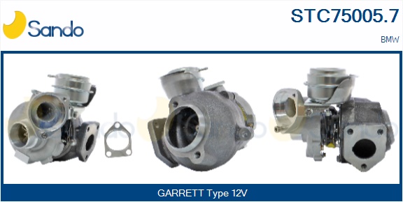 Turbocompressore, sovralimentazione SANDO STC75005.7