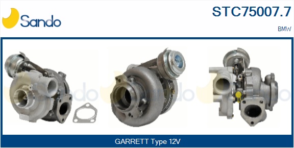 Turbocompressore, sovralimentazione SANDO STC75007.7