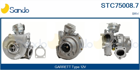 Turbocompressore, sovralimentazione SANDO STC75008.7