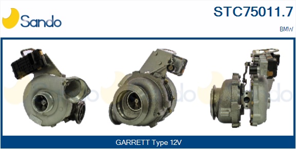 Turbocompressore, sovralimentazione SANDO STC75011.7