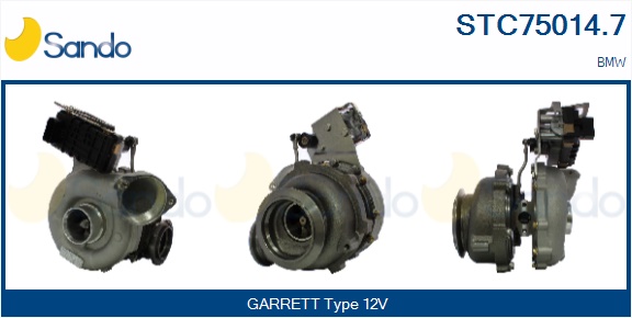 Turbocompressore, sovralimentazione SANDO STC75014.7
