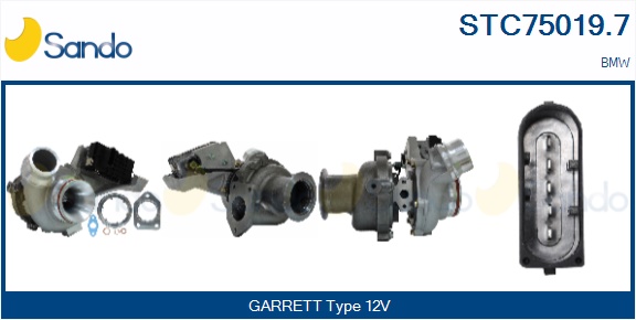 Turbocompressore, sovralimentazione SANDO STC75019.7