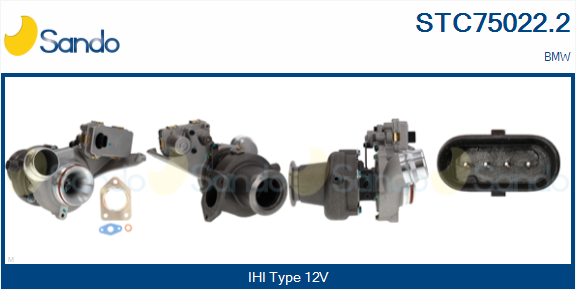 Turbocompressore, sovralimentazione SANDO STC75022.2