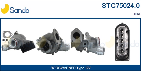 Turbocompressore, sovralimentazione SANDO STC75024.0