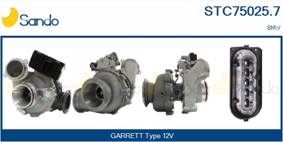 Turbocompressore, sovralimentazione SANDO STC75025.7