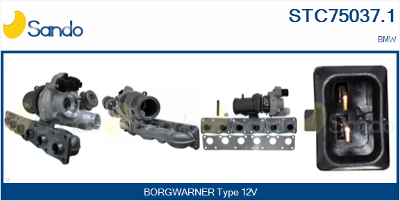 Turbocompressore, sovralimentazione SANDO STC75037.1