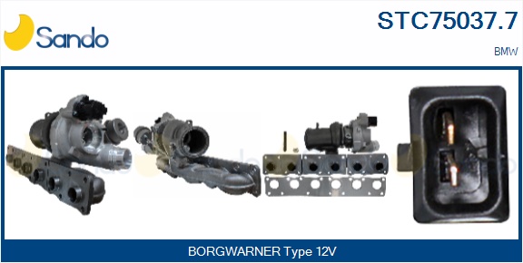 Turbocompressore, sovralimentazione SANDO STC75037.7