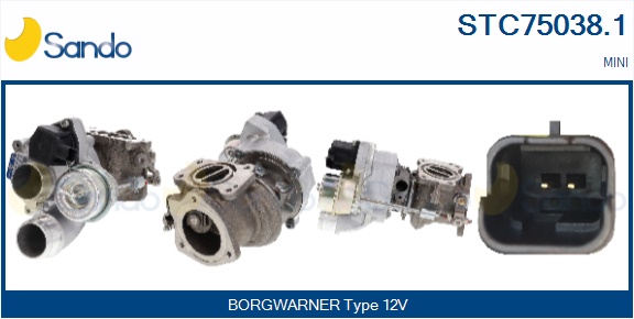 Turbocompressore, sovralimentazione SANDO STC75038.1