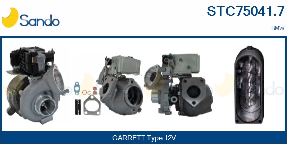 Turbocompressore, sovralimentazione SANDO STC75041.7