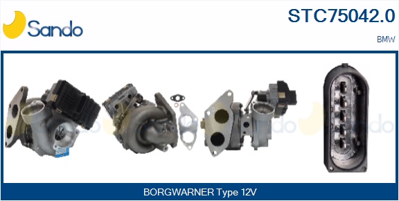 Turbocompressore, sovralimentazione SANDO STC75042.0