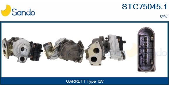 Turbocompressore, sovralimentazione SANDO STC75045.1