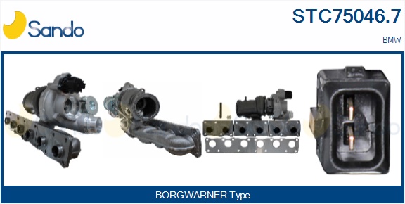 Turbocompressore, sovralimentazione SANDO STC75046.7