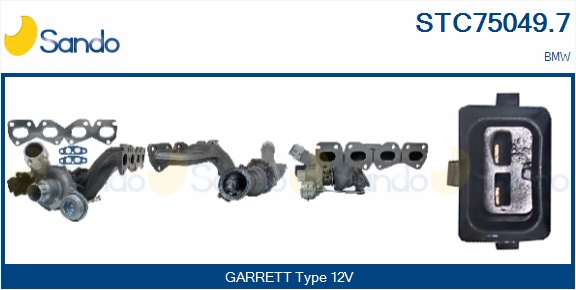 Turbocompressore, sovralimentazione SANDO STC75049.7