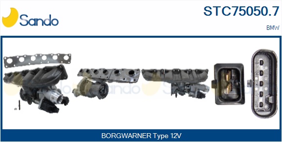 Turbocompressore, sovralimentazione SANDO STC75050.7