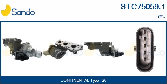 Turbocompressore, sovralimentazione SANDO STC75059.1