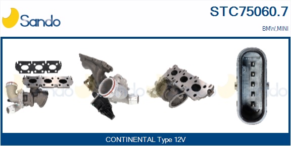Turbocompressore, sovralimentazione SANDO STC75060.7