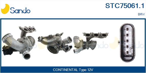 Turbocompressore, sovralimentazione SANDO STC75061.1