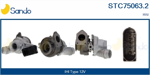 Turbocompressore, sovralimentazione SANDO STC75063.2
