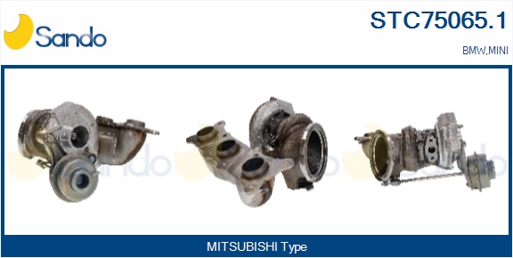 Turbocompressore, sovralimentazione SANDO STC75065.1