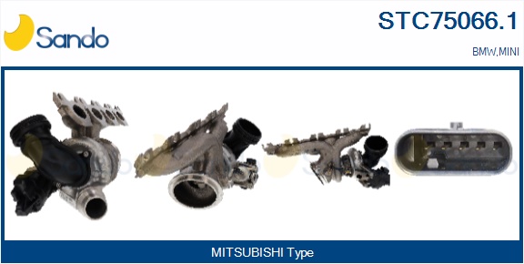 Turbocompressore, sovralimentazione SANDO STC75066.1