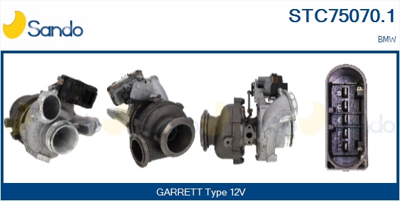 Turbocompressore, sovralimentazione SANDO STC75070.1
