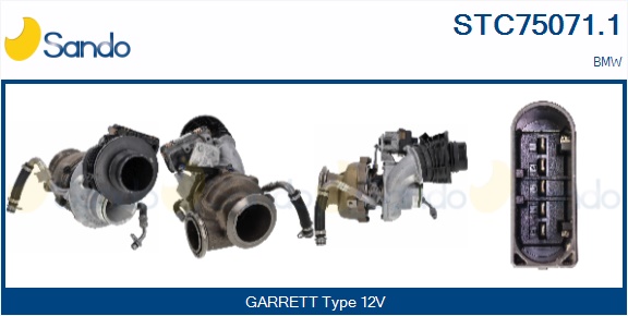 Turbocompressore, sovralimentazione SANDO STC75071.1