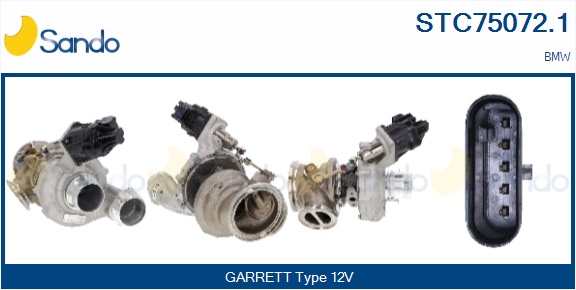 Turbocompressore, sovralimentazione SANDO STC75072.1