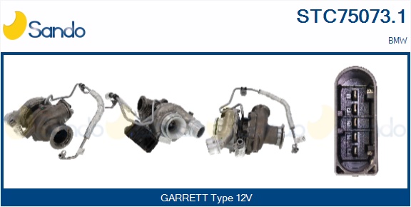 Turbocompressore, sovralimentazione SANDO STC75073.1