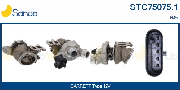 Turbocompressore, sovralimentazione SANDO STC75075.1