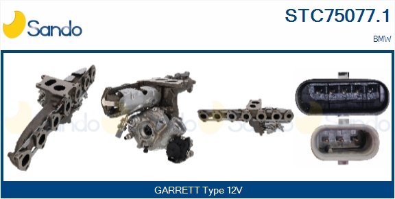 Turbocompressore, sovralimentazione SANDO STC75077.1