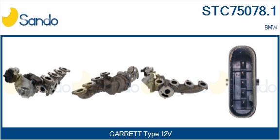 Turbocompressore, sovralimentazione SANDO STC75078.1