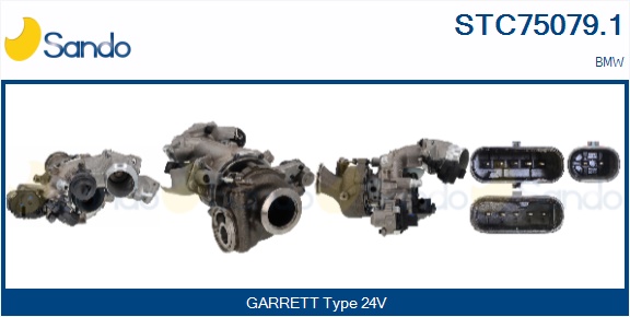 Turbocompressore, sovralimentazione SANDO STC75079.1