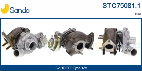 Turbocompressore, sovralimentazione SANDO STC75081.1