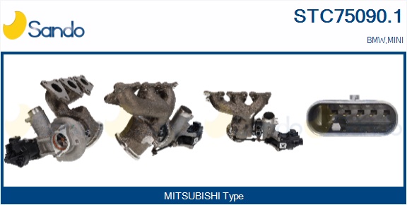 Turbocompressore, sovralimentazione SANDO STC75090.1