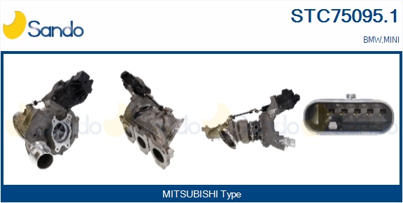 Turbocompressore, sovralimentazione SANDO STC75095.1