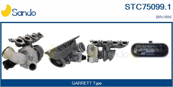 Turbocompressore, sovralimentazione SANDO STC75099.1