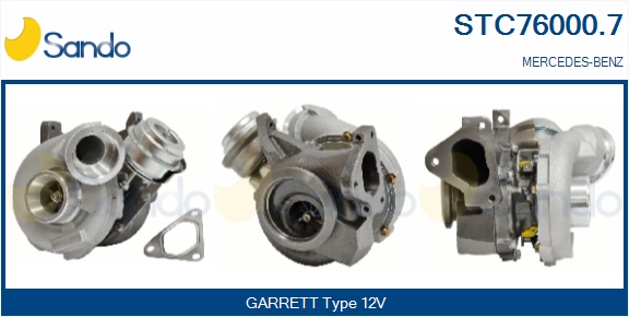 Turbocompressore, sovralimentazione SANDO STC76000.7