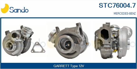 Turbocompressore, sovralimentazione SANDO STC76004.7