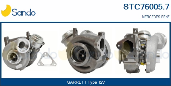Turbocompressore, sovralimentazione SANDO STC76005.7