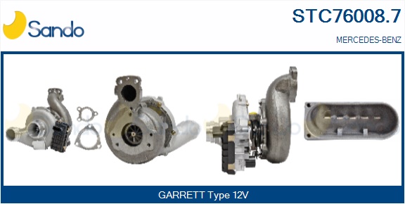 Turbocompressore, sovralimentazione SANDO STC76008.7
