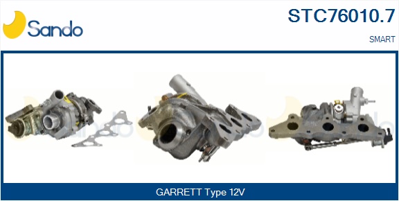 Turbocompressore, sovralimentazione SANDO STC76010.7