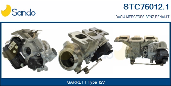 Turbocompressore, sovralimentazione SANDO STC76012.1