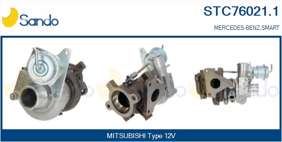 Turbocompressore, sovralimentazione SANDO STC76021.1