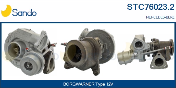Turbocompressore, sovralimentazione SANDO STC76023.2