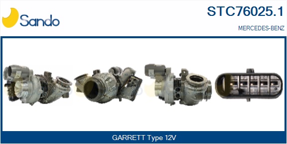 Turbocompressore, sovralimentazione SANDO STC76025.1