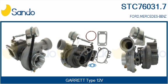 Turbocompressore, sovralimentazione SANDO STC76031.7