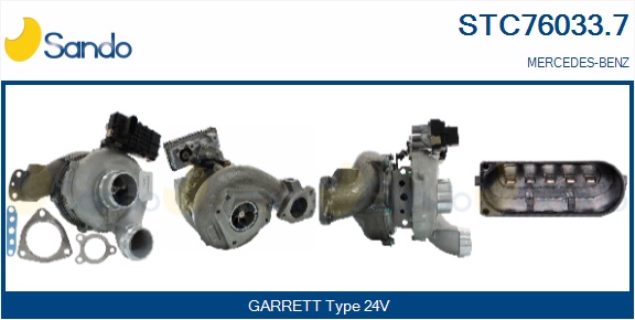 Turbocompressore, sovralimentazione SANDO STC76033.7