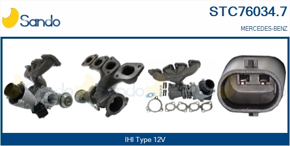 Turbocompressore, sovralimentazione SANDO STC76034.7